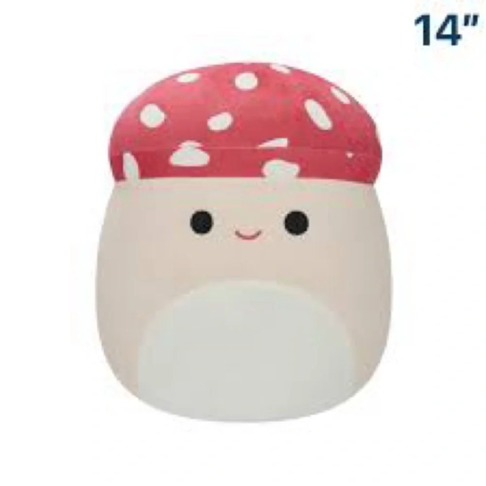Squishmallow Malcolm The Mushroom Toy - 14 Inch NWT